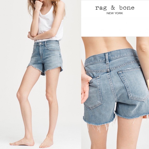 rag & bone Pants - NWT rag & bone Dre Low-Rise Cut-Off Shorts Sz 24